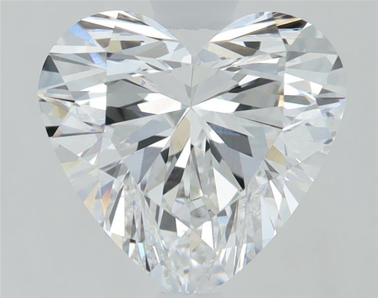 5.08ct F VS1 Rare Carat Ideal Cut Heart Lab Grown Diamond