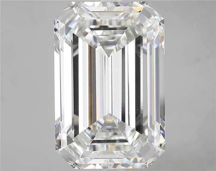 15.71ct F VVS2 Rare Carat Ideal Cut Emerald Lab Grown Diamond