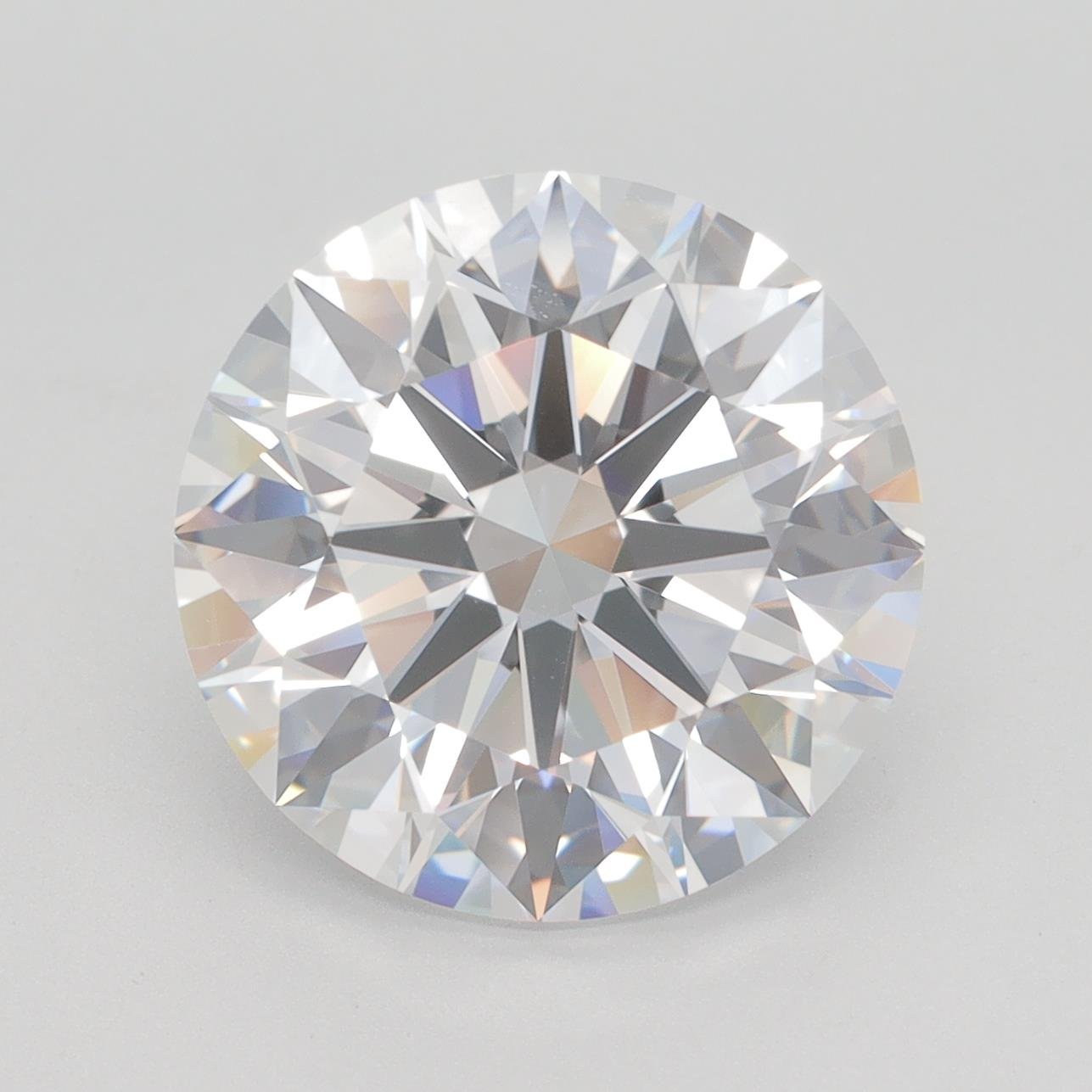 6.01ct E IF Rare Carat Ideal Cut Round Lab Grown Diamond