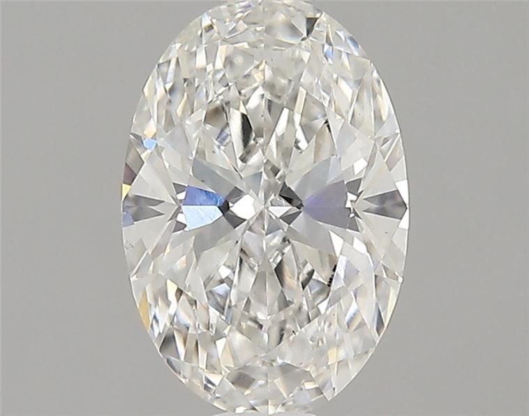 0.85ct F VS1 Rare Carat Ideal Cut Oval Lab Grown Diamond