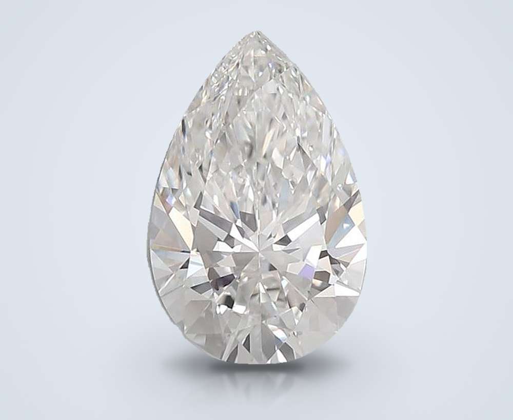 3.09 Carat Pear Lab Diamond