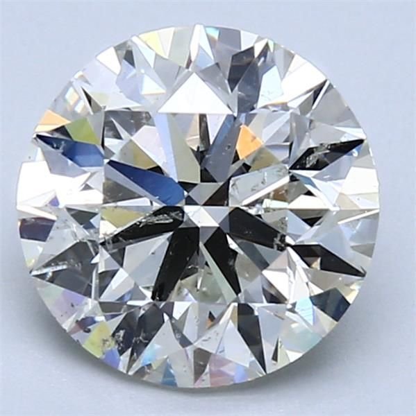 3.00ct H SI2 Excellent Cut Round Diamond