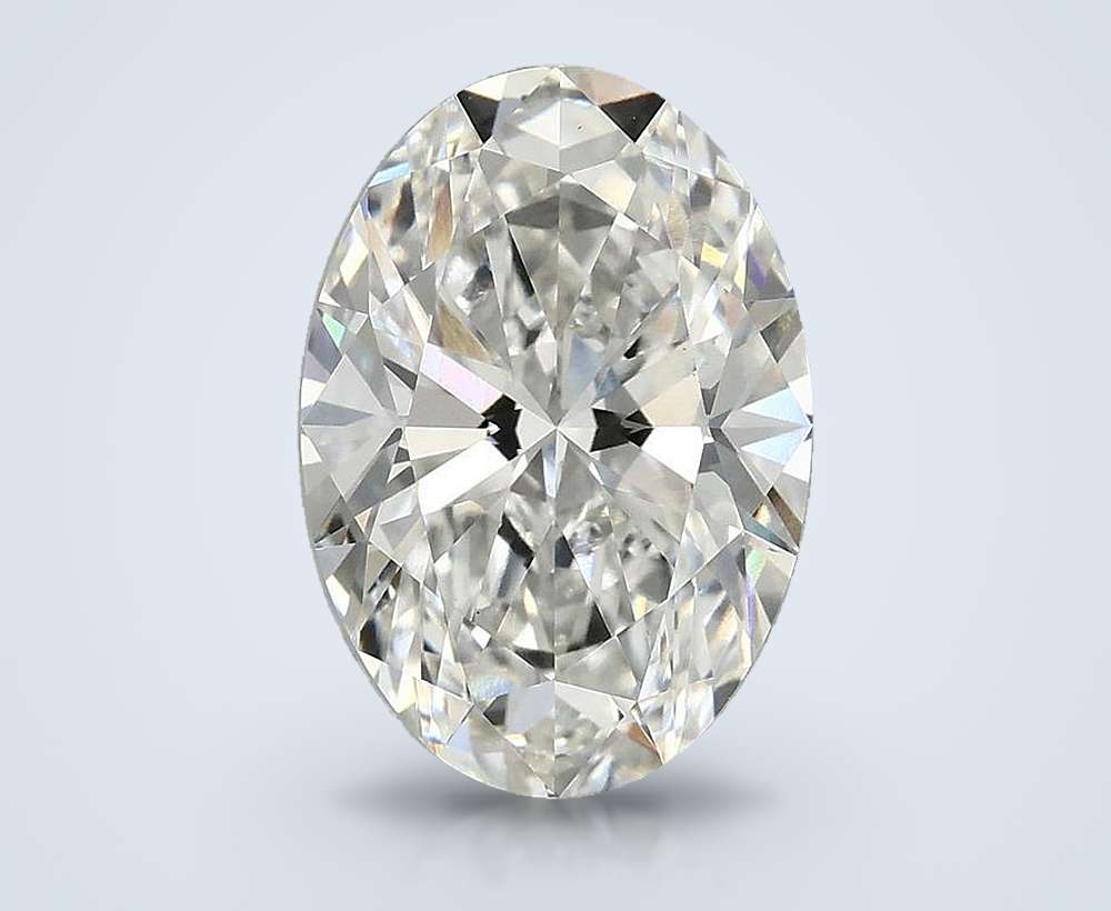 3.90 Carat Oval Lab Diamond