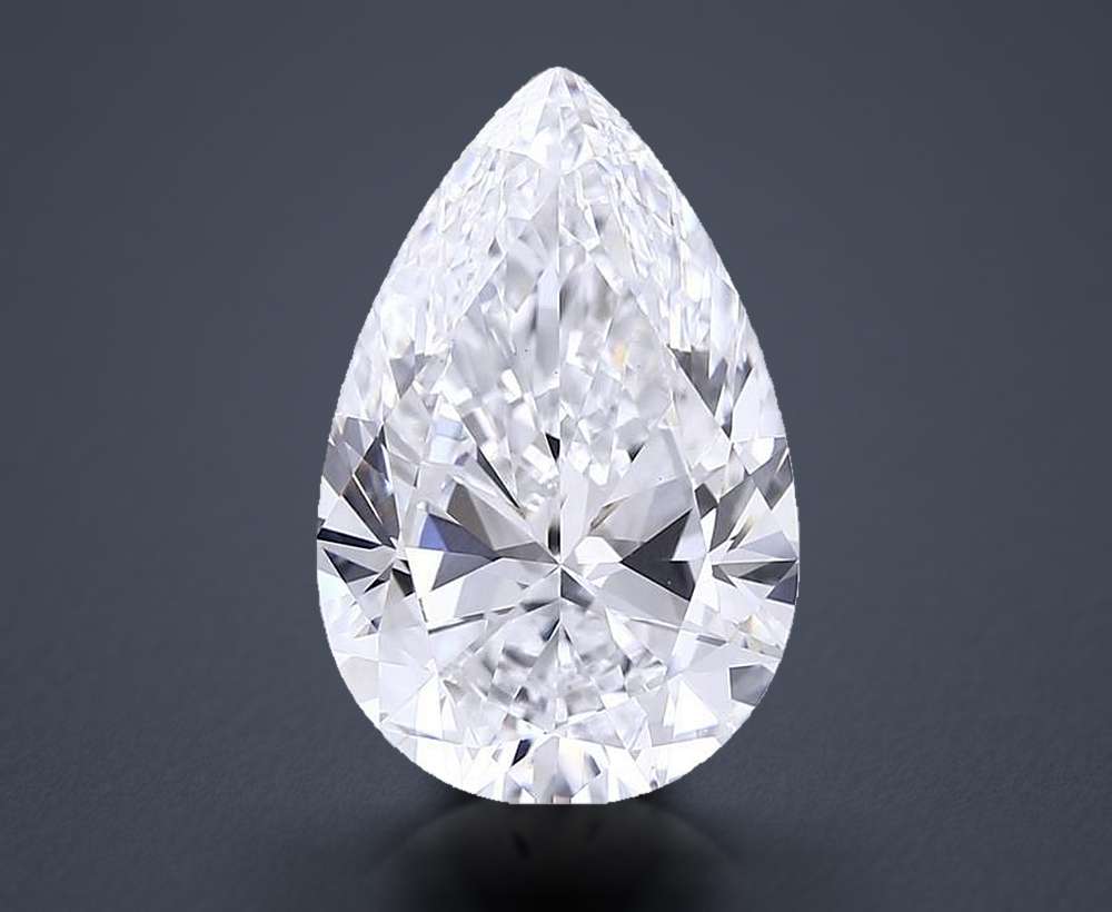 7.52 Carat Pear Lab Diamond