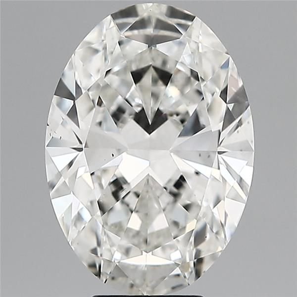 6.02ct H VS2 Rare Carat Ideal Cut Oval Diamond