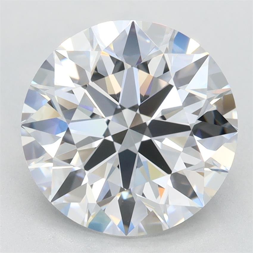 2.88ct D VVS1 Rare Carat Ideal Cut Round Lab Grown Diamond