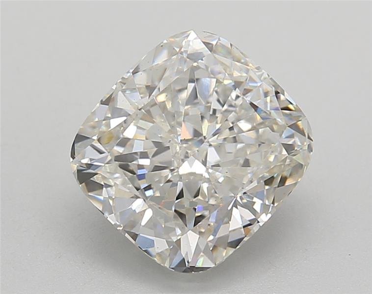 3.02ct G VS2 Rare Carat Ideal Cut Cushion Lab Grown Diamond