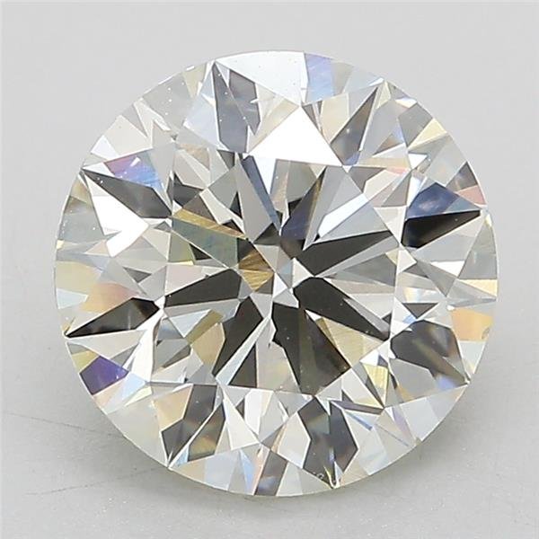 3.02ct J VS2 Rare Carat Ideal Cut Round Lab Grown Diamond