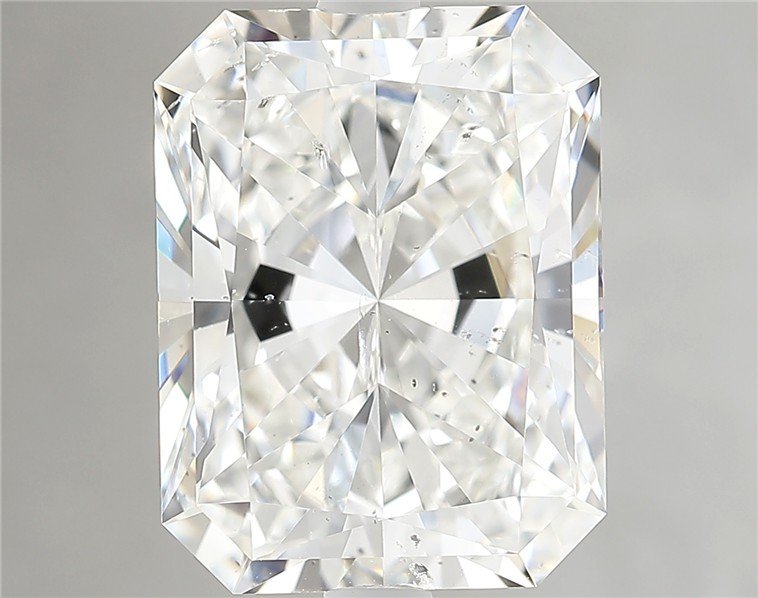 5.03ct G SI2 Rare Carat Ideal Cut Radiant Diamond
