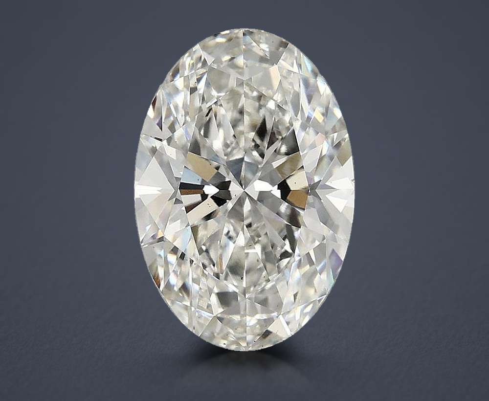 3.73 Carat Oval Lab Diamond