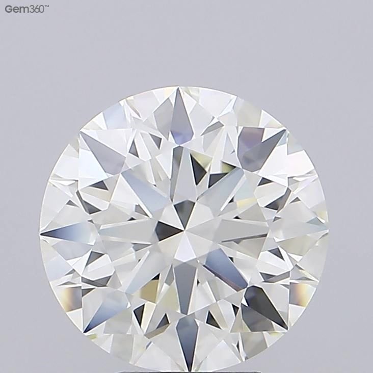 5.26ct J IF Rare Carat Ideal Cut Round Diamond