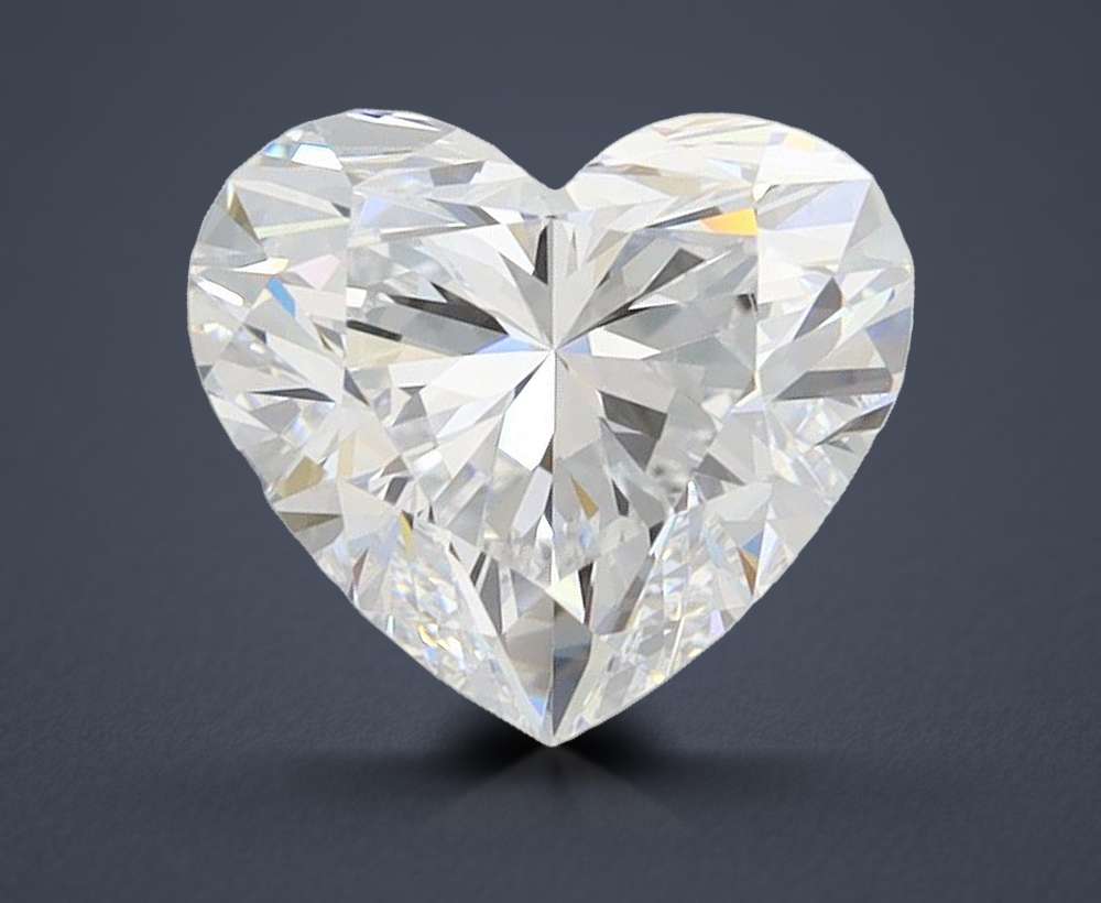 1.70 Carat Heart Lab Diamond
