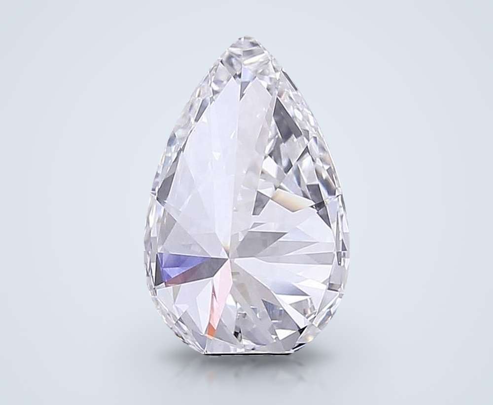 6.02 Carat Pear Lab Diamond