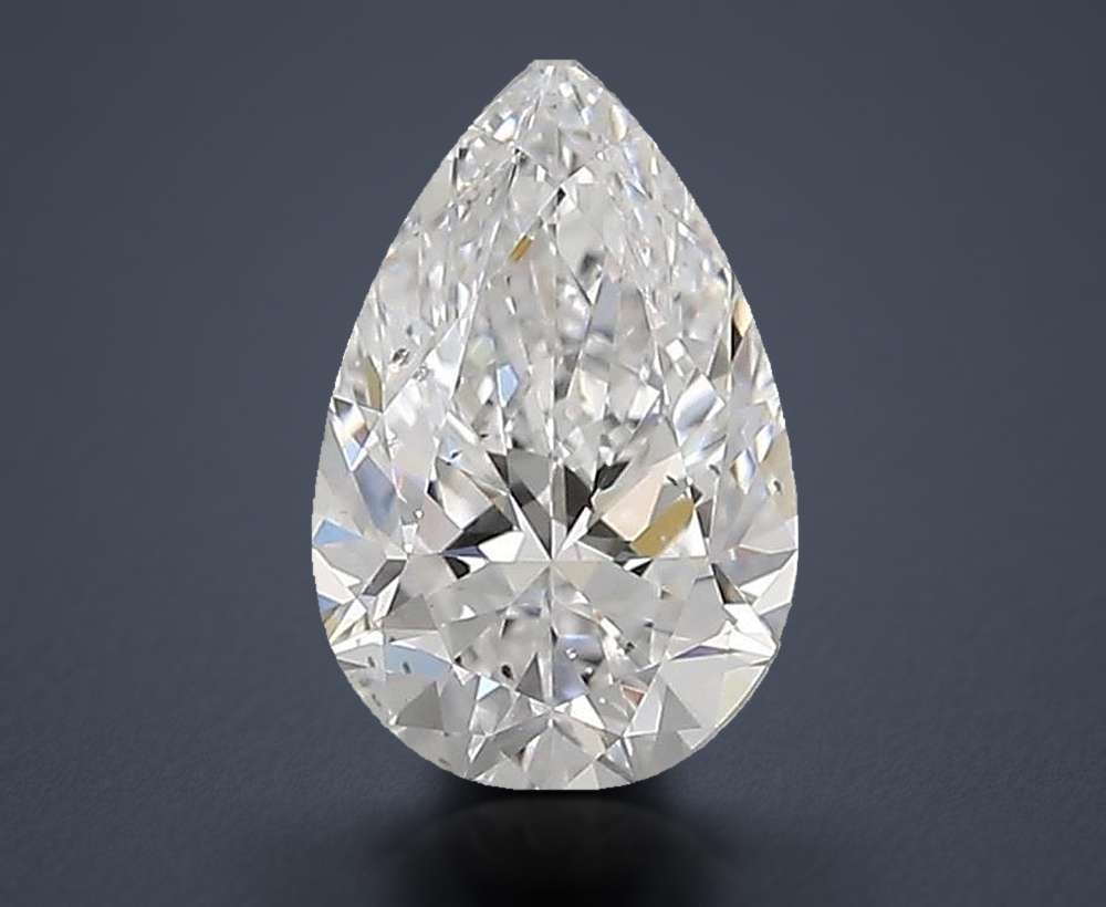 1.00 Carat Pear Natural Diamond