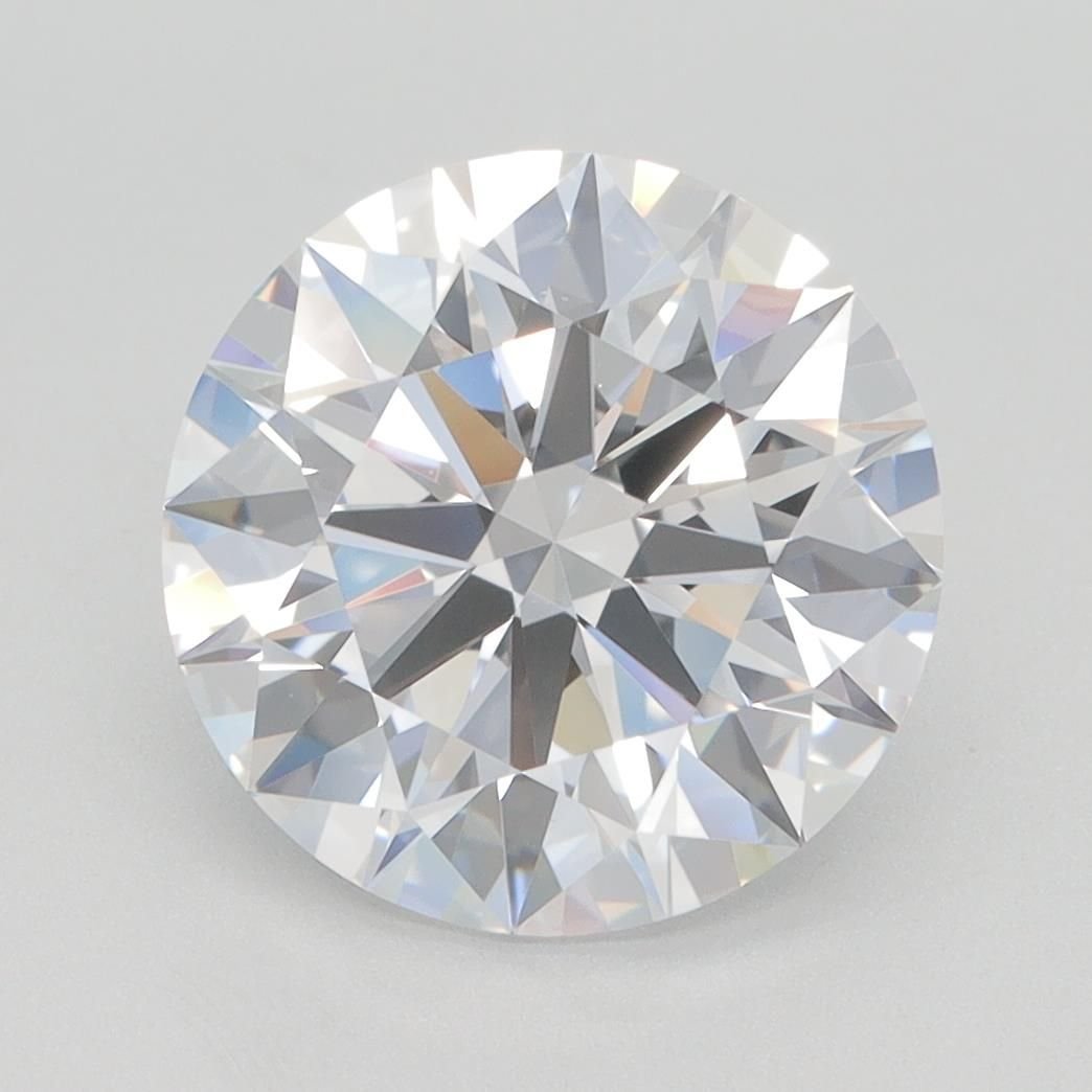 3.58ct D VVS2 Rare Carat Ideal Cut Round Lab Grown Diamond