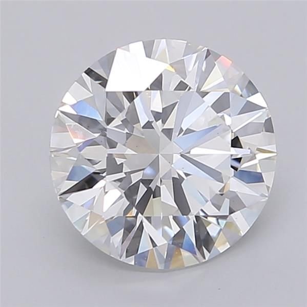 3.01ct E VS2 Rare Carat Ideal Cut Round Lab Grown Diamond