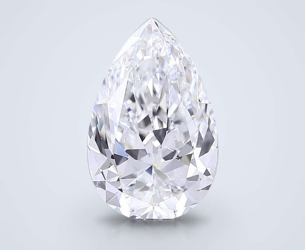 5.02 Carat Pear Natural Diamond