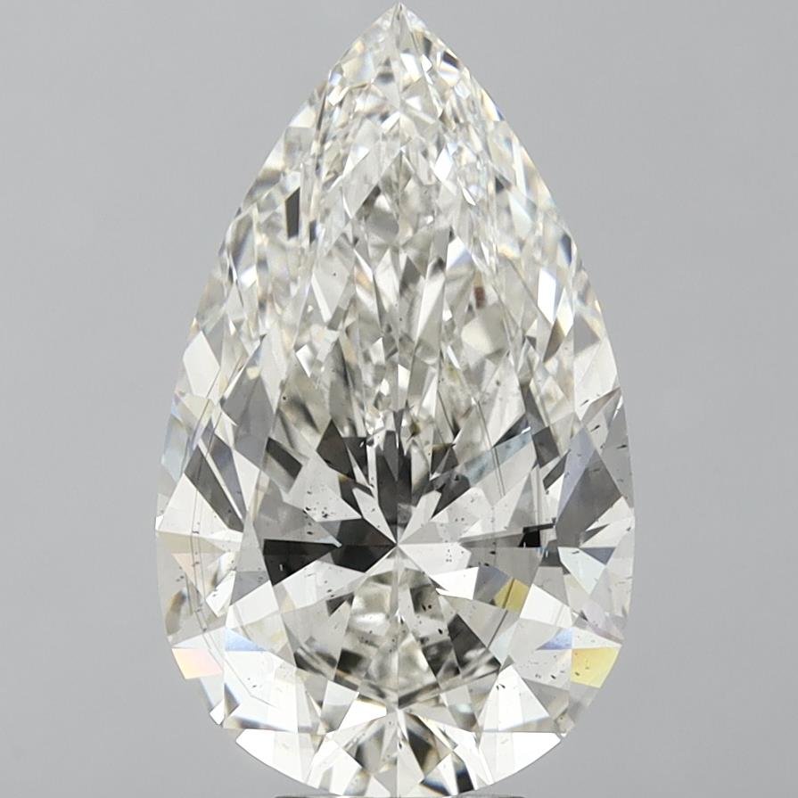 8.02ct H SI2 Rare Carat Ideal Cut Pear Lab Grown Diamond