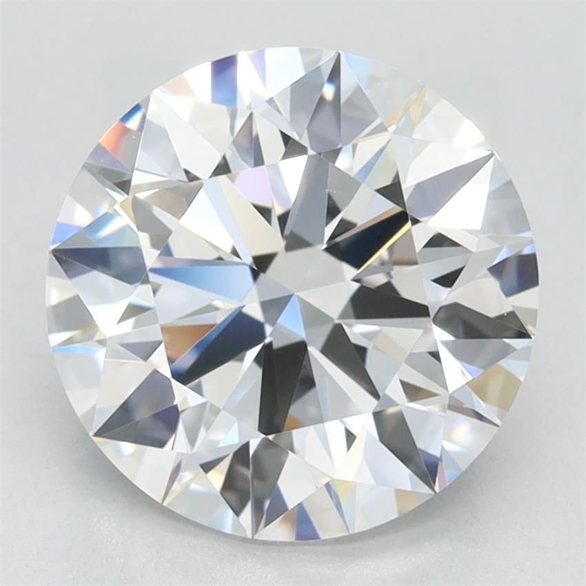 2.82ct D VVS1 Rare Carat Ideal Cut Round Lab Grown Diamond