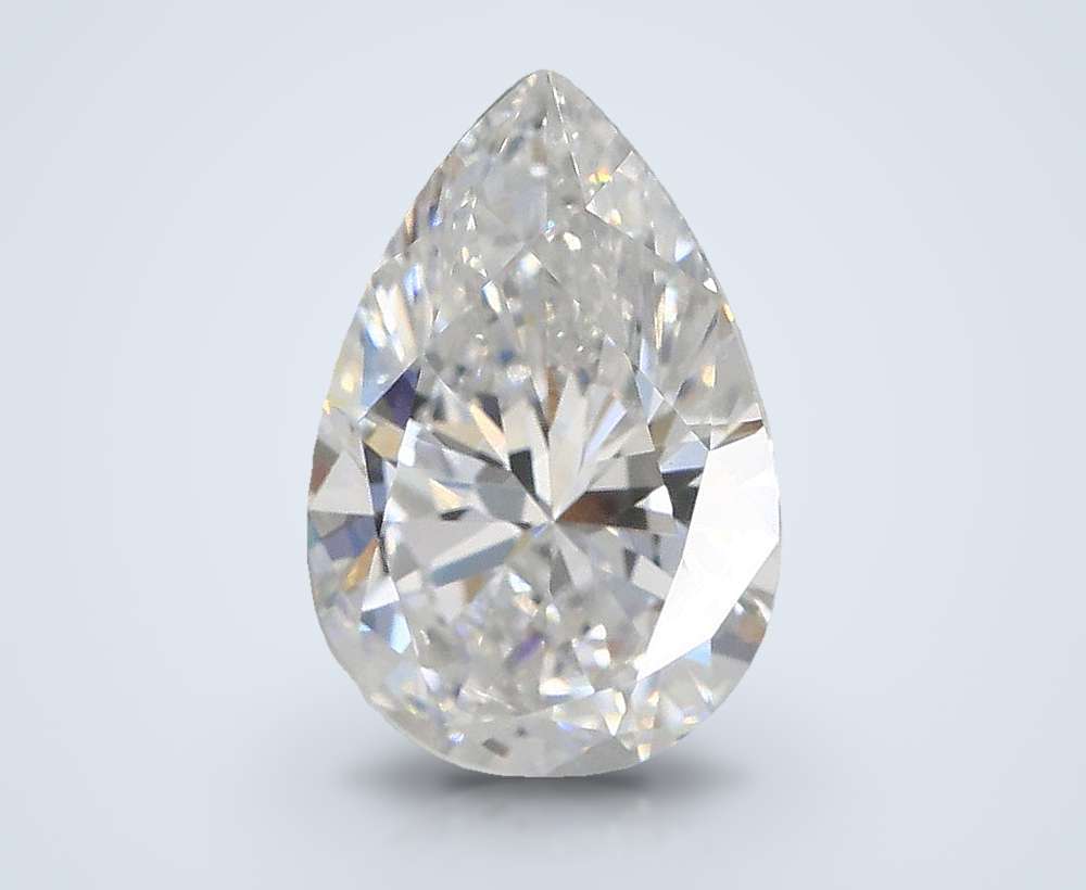 2.00 Carat Pear Lab Diamond