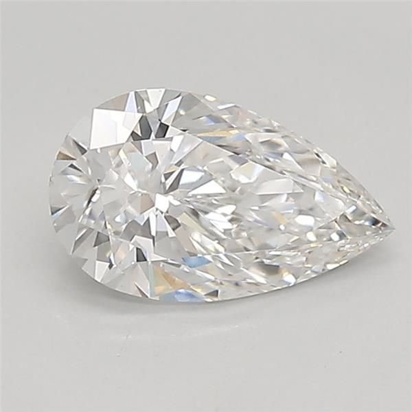 0.86ct E VVS2 Rare Carat Ideal Cut Pear Lab Grown Diamond