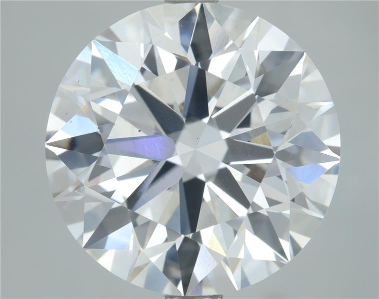 5.06ct D VS2 Rare Carat Ideal Cut Round Lab Grown Diamond