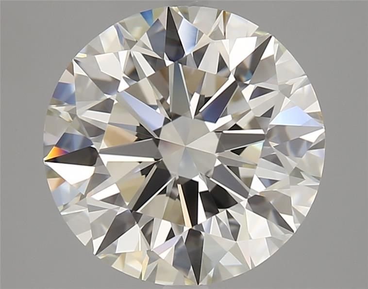 4.05ct K VVS2 Rare Carat Ideal Cut Round Diamond