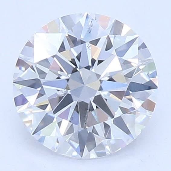 0.63ct D SI1 Rare Carat Ideal Cut Round Lab Grown Diamond