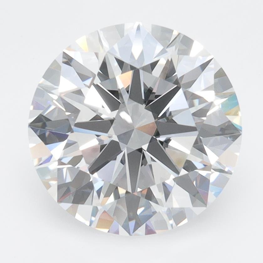 3.11ct D VVS1 Rare Carat Ideal Cut Round Lab Grown Diamond