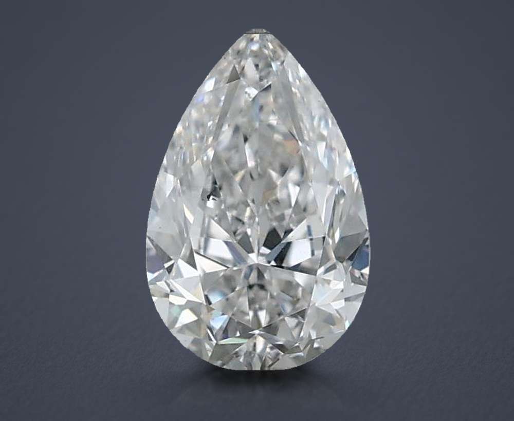 0.81 Carat Pear Natural Diamond