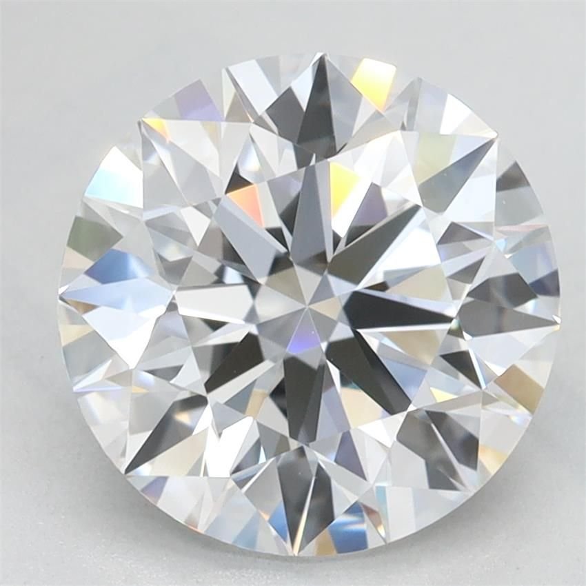 2.65ct D VVS1 Rare Carat Ideal Cut Round Lab Grown Diamond