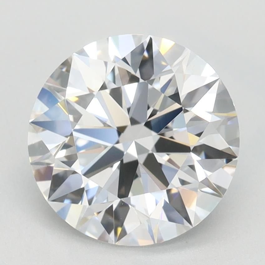 2.01ct D VVS1 Rare Carat Ideal Cut Round Lab Grown Diamond