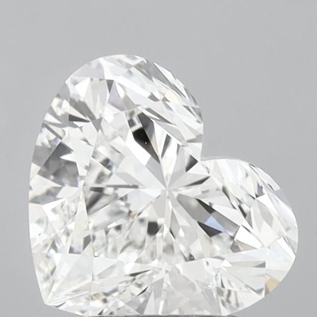 2.07ct E VVS2 Rare Carat Ideal Cut Heart Lab Grown Diamond