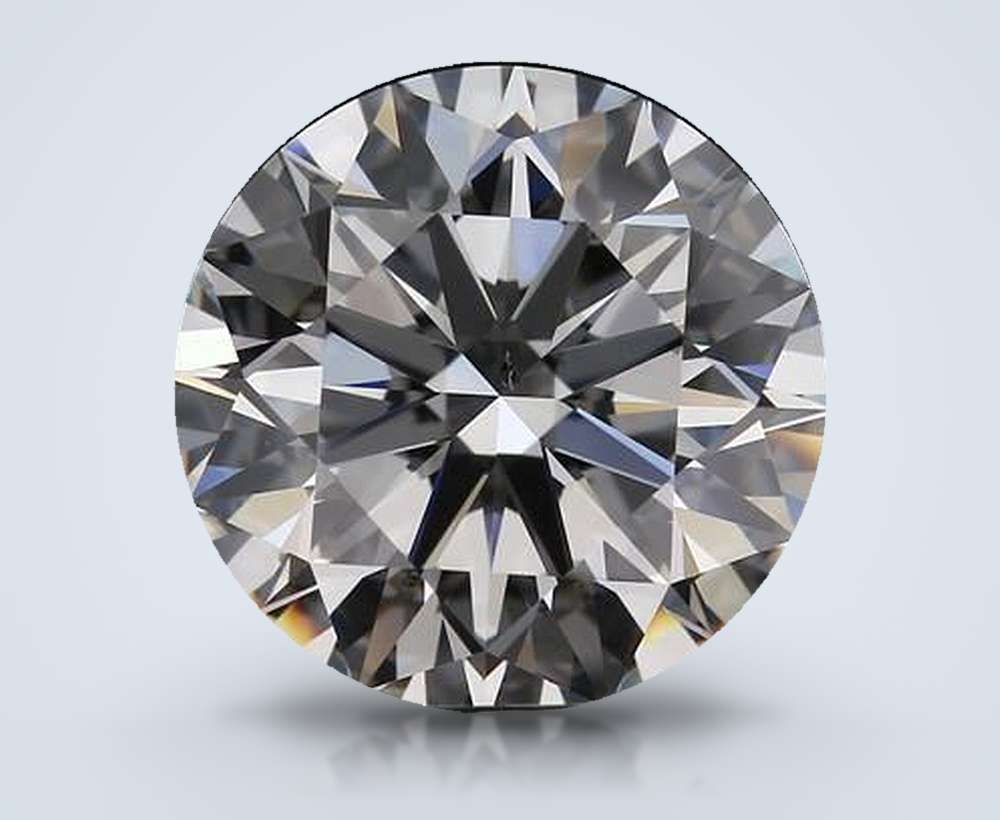 3.74 Carat Round Natural Diamond