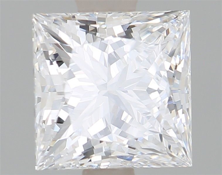 1.57ct D VVS2 Rare Carat Ideal Cut Princess Lab Grown Diamond