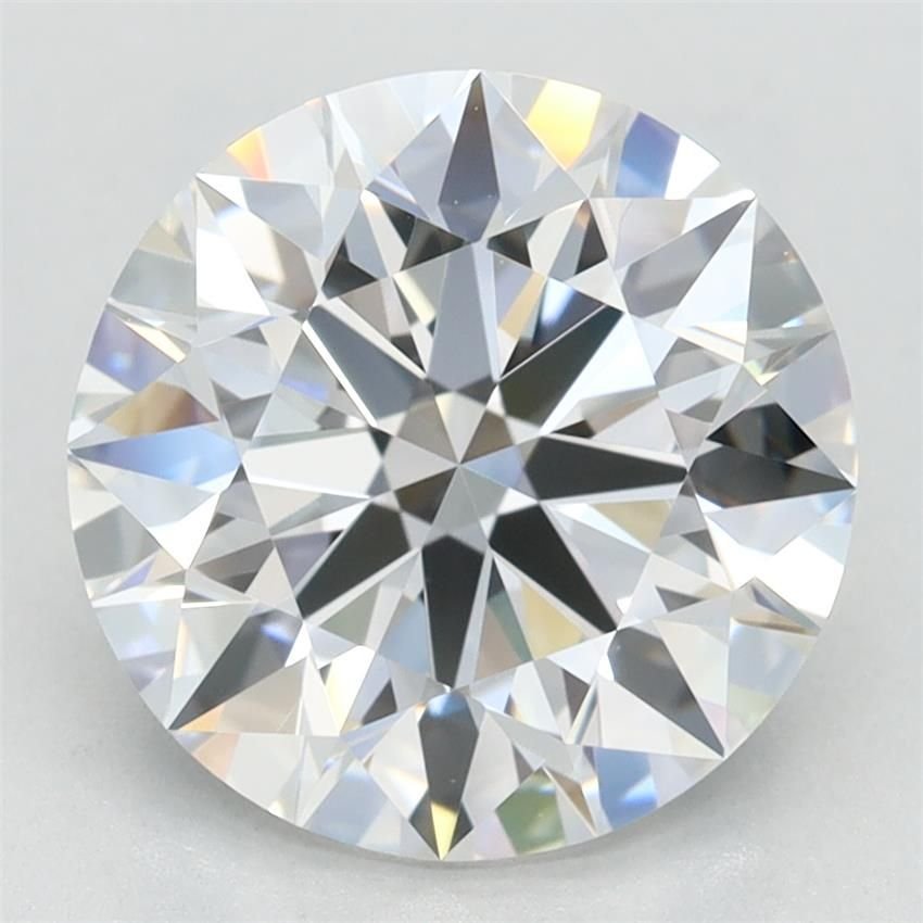 3.15ct E VVS1 Rare Carat Ideal Cut Round Lab Grown Diamond
