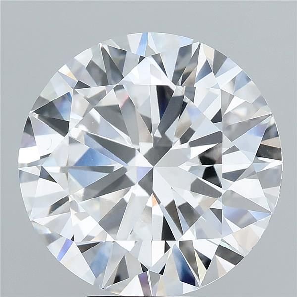 7.02ct D VVS2 Excellent Cut Round Lab Grown Diamond