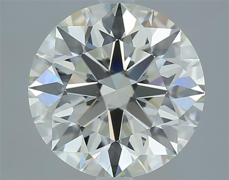 3.09ct J VVS2 Rare Carat Ideal Cut Round Diamond