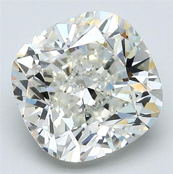 3.11ct K SI1 Very Good Cut Cushion Diamond