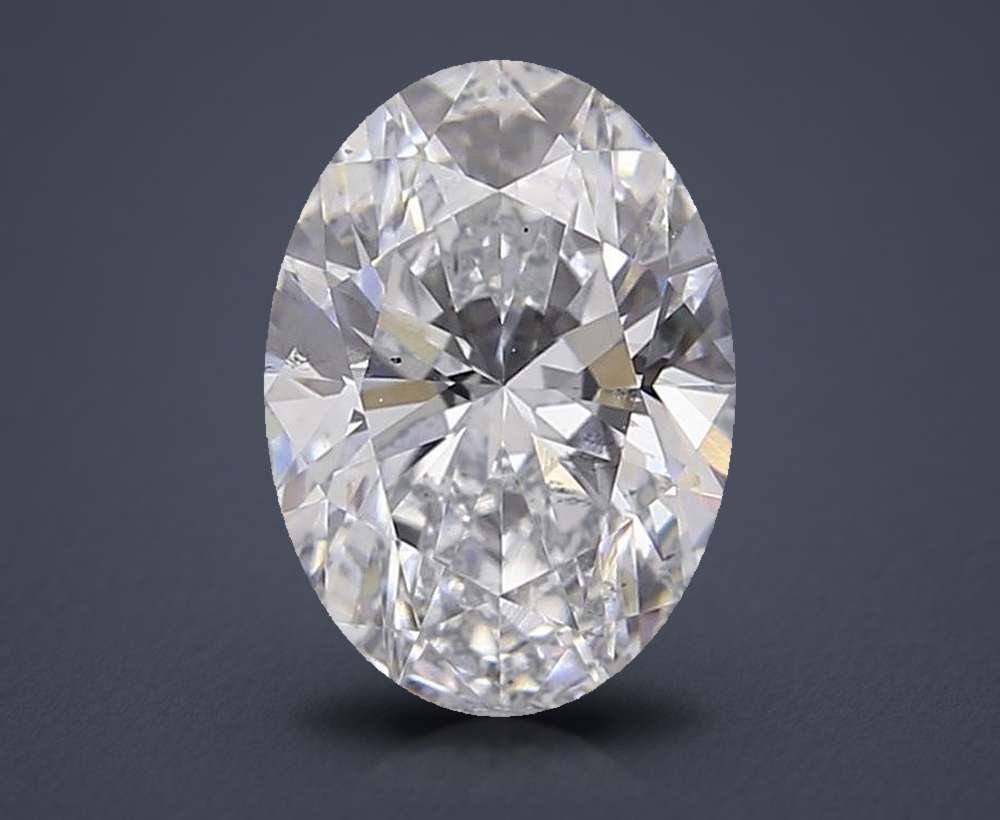 0.68 Carat Oval Lab Diamond