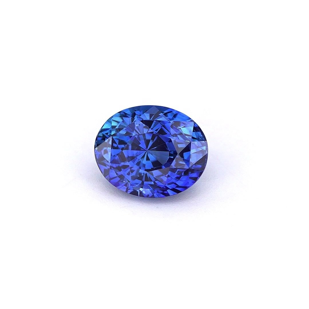 1.40 Carat Blue Oval Sapphire