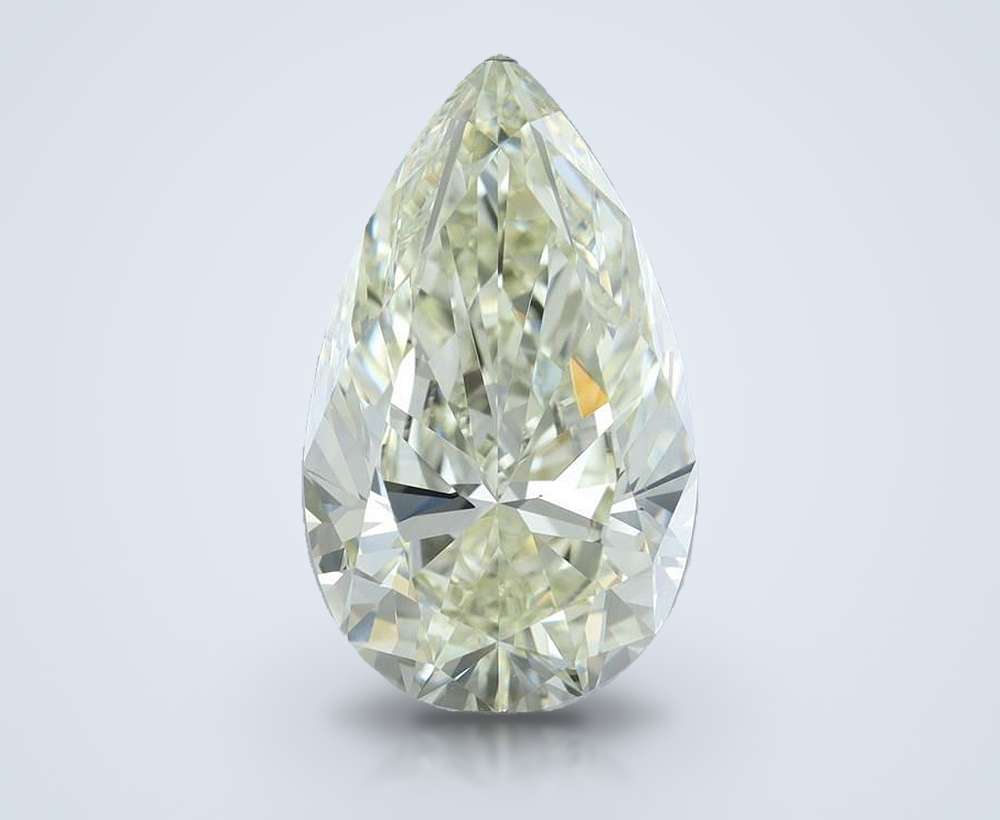 4.38 Carat Pear Natural Diamond