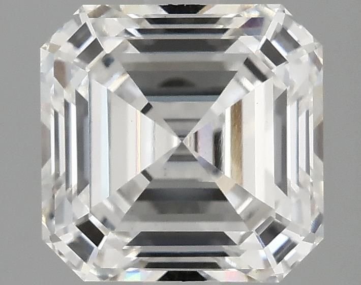 3.04ct F VS1 Rare Carat Ideal Cut Asscher Lab Grown Diamond