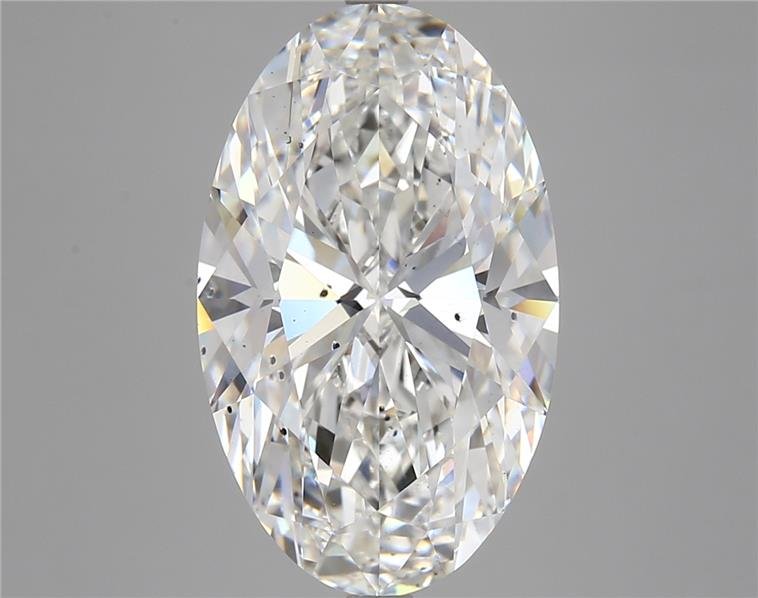 7.44ct F SI1 Rare Carat Ideal Cut Oval Lab Grown Diamond