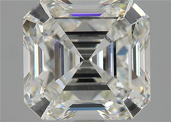 3.07ct I VS1 Excellent Cut Asscher Diamond