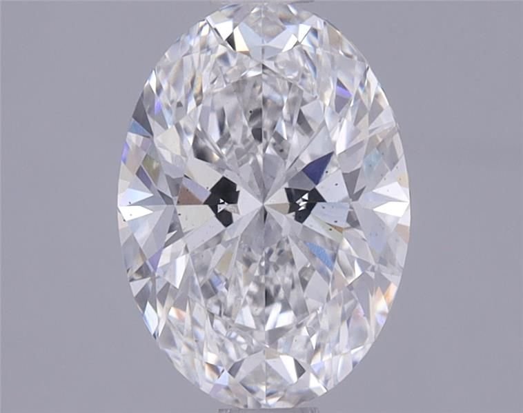1.23ct F VS2 Rare Carat Ideal Cut Oval Lab Grown Diamond