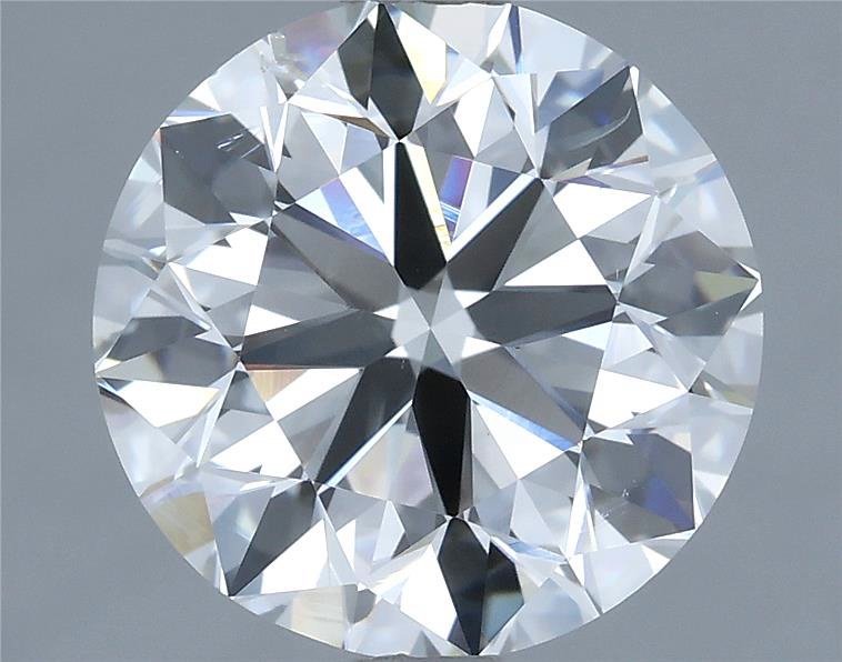 2.87ct H SI1 Excellent Cut Round Diamond