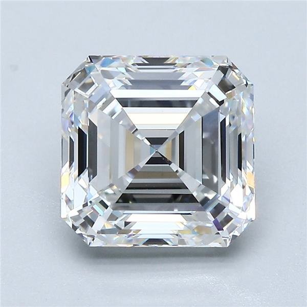 3.51ct F VS1 Excellent Cut Asscher Diamond
