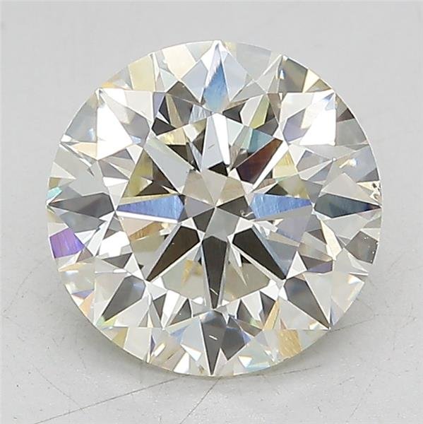 2.54ct J SI1 Rare Carat Ideal Cut Round Lab Grown Diamond