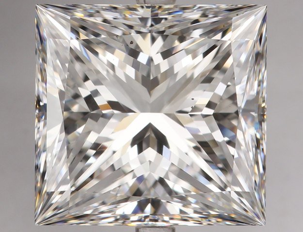 8.06ct E VS2 Excellent Cut Princess Diamond